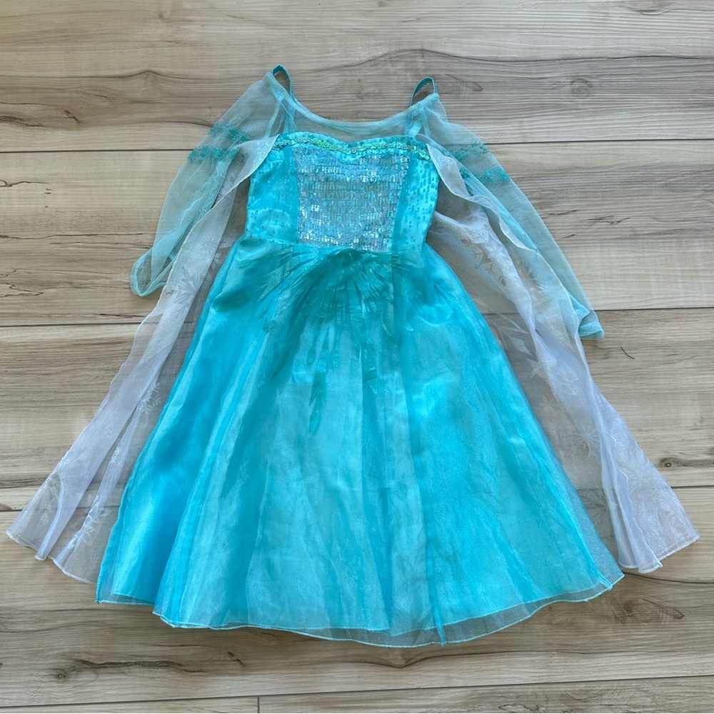 Girls Disney Frozen Elsa Ice Queen Costume